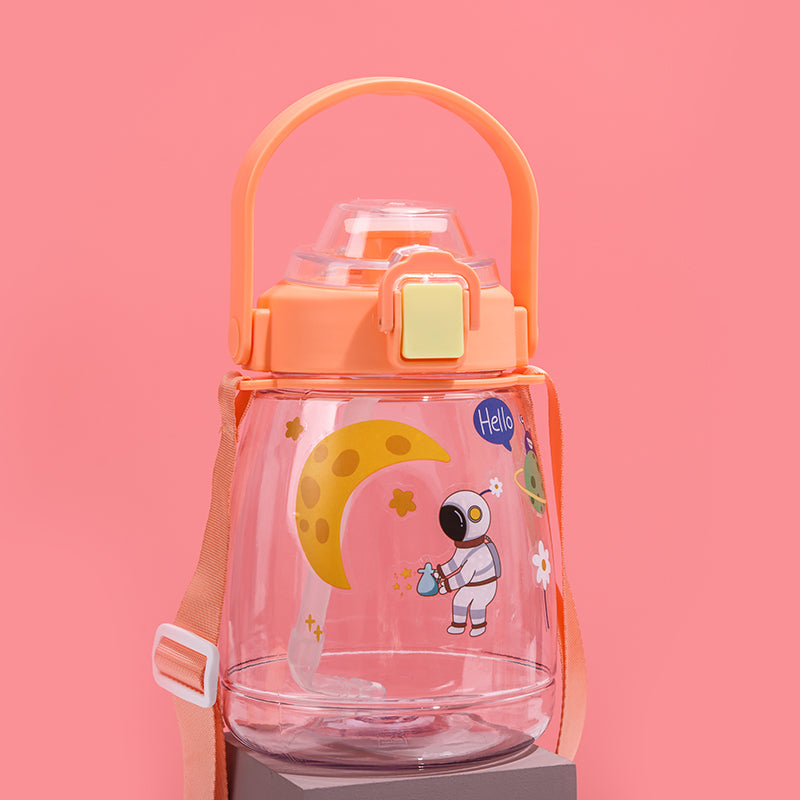 1200ML Astronaut Big Belly Botella Con Pajita(Personalización) - HOLY BOOK