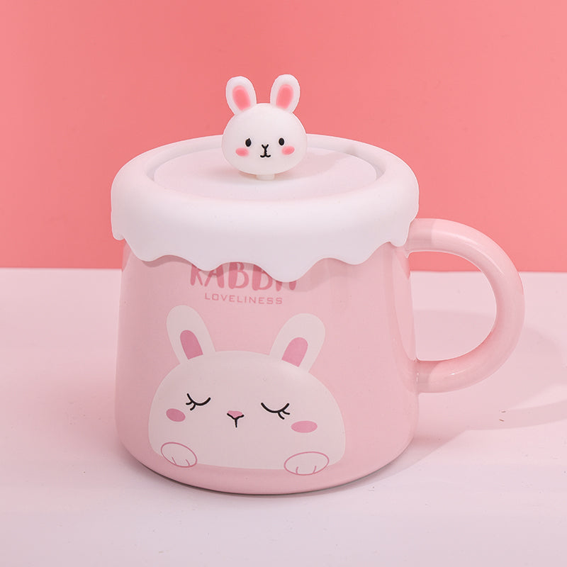 480 ml Animal Avatar Taza De Cerámica Con Tapa(Personalización) - HOLY BOOK
