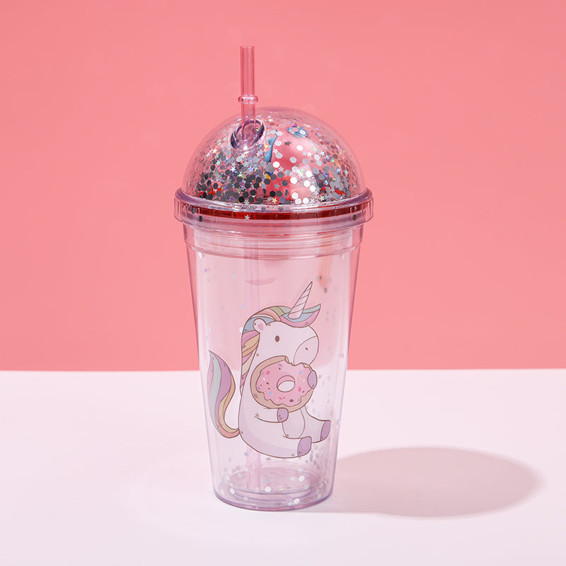 450ML Taza Termo Unicornio Con Pajita(60 Pieces)(Personalización) - HOLY BOOK
