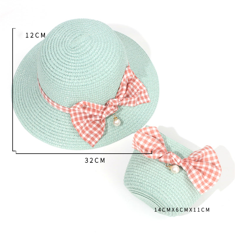 Sombrero De Paja Lazo + Bolso Peque?o (300 Piezas)(Personalización) - HOLY BOOK