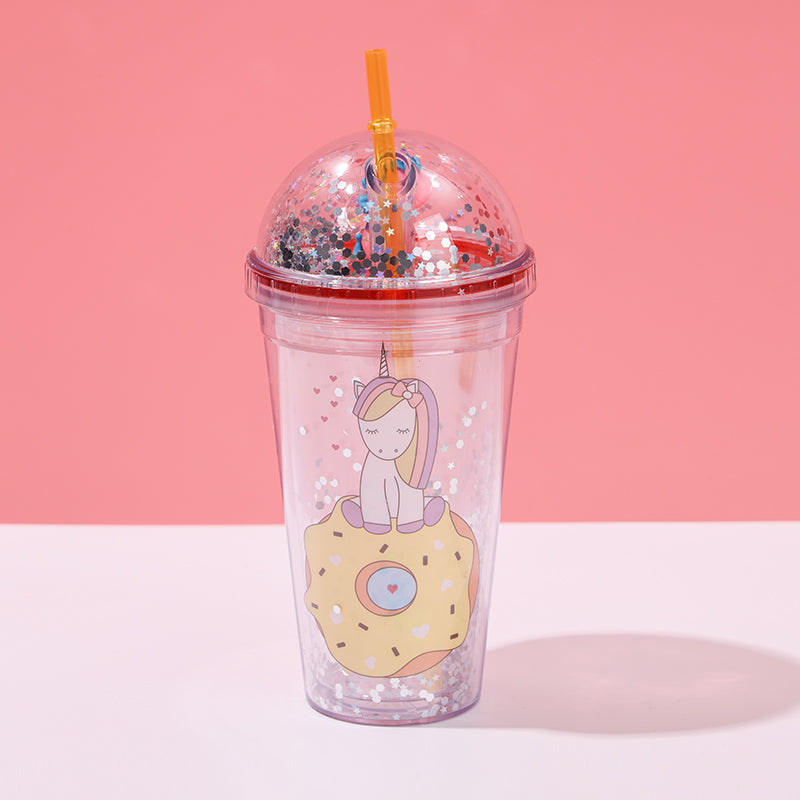 450ML Taza Termo Unicornio Con Pajita(60 Pieces)(Personalización) - HOLY BOOK