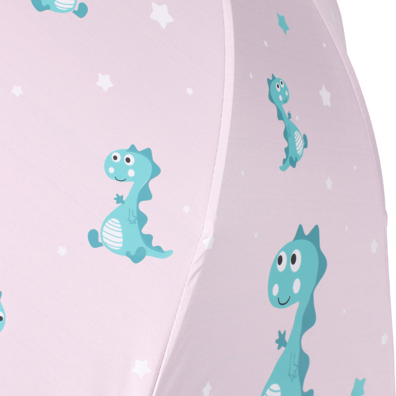 Lindo Paraguas Con Estampado De Dinosaurios Anti-ultravioleta Portátil Sombrilla Manual Plegable Paraguas De Estudiante (Personalizado)