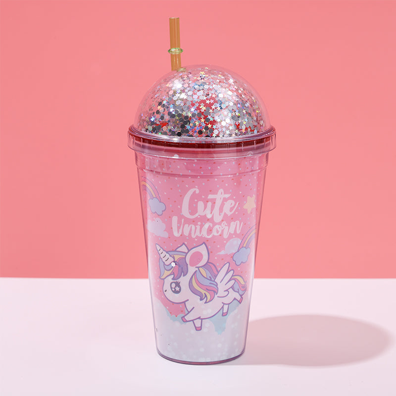 450ML Taza Termo Unicornio Con Pajita(60 Pieces)(Personalización) - HOLY BOOK