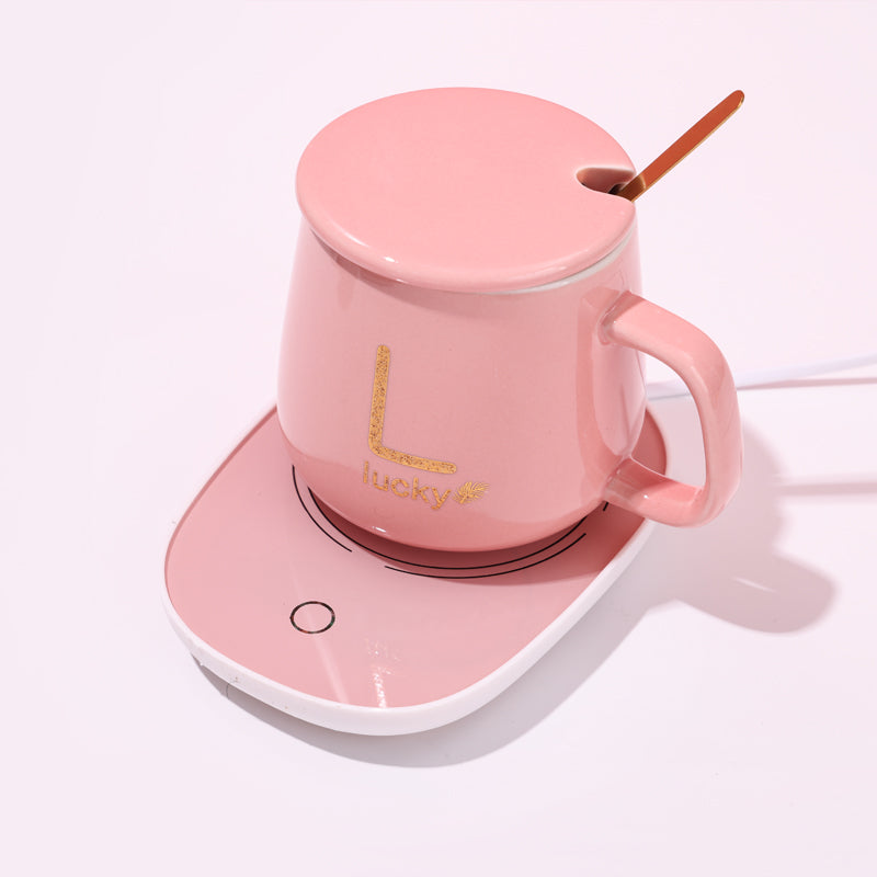300ml Taza de café con calefacción inteligente con tapa y cuchara (30 Pieces)(Personalización) - HOLY BOOK