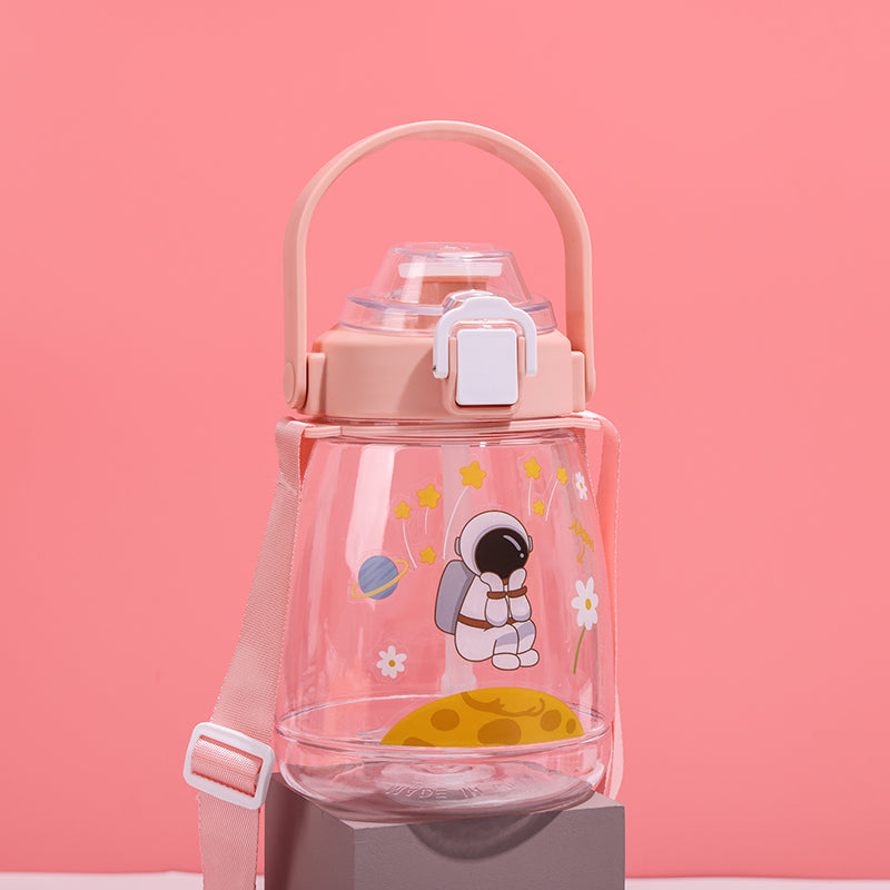 1200ML Astronaut Big Belly Botella Con Pajita(Personalización) - HOLY BOOK
