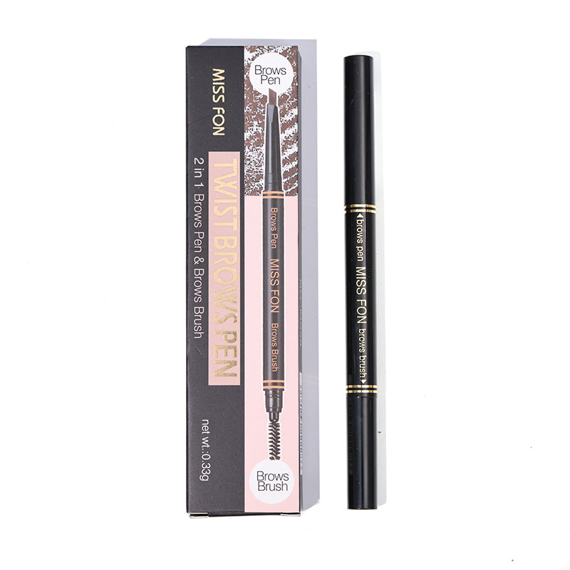 2 En 1 Lápiz Para Cejas Y Cepillo Para Cejas(Personalización) - HOLY BOOK