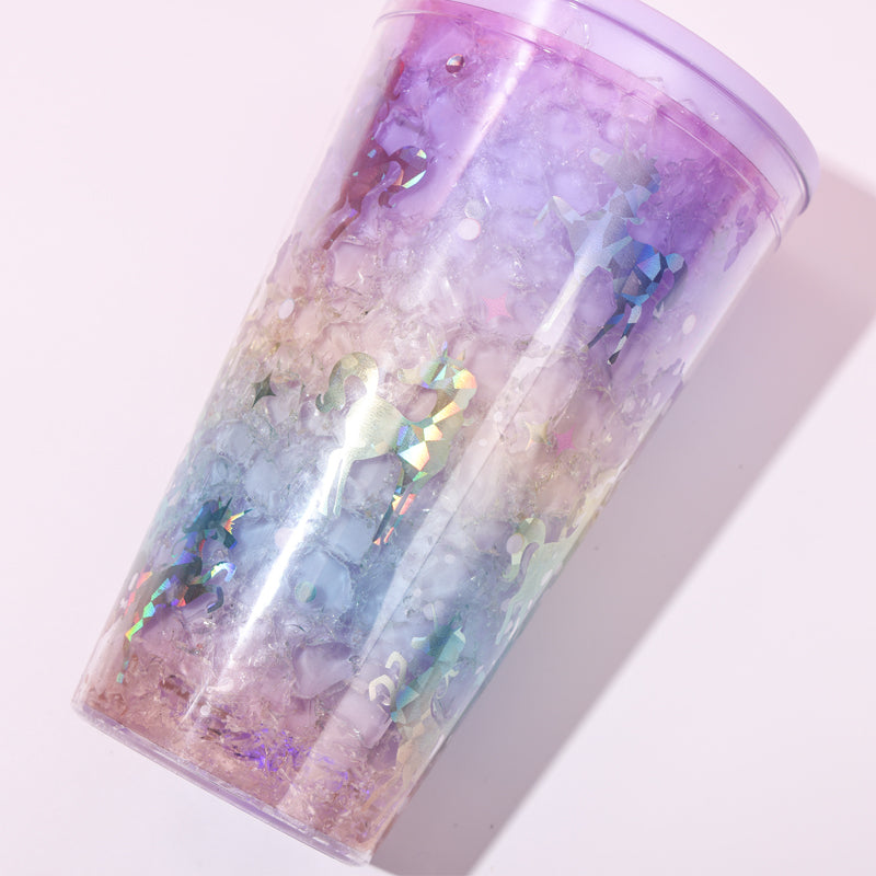 450ML Vaso Termo Unicornio LED Con Pajita (Personalización) - HOLY BOOK