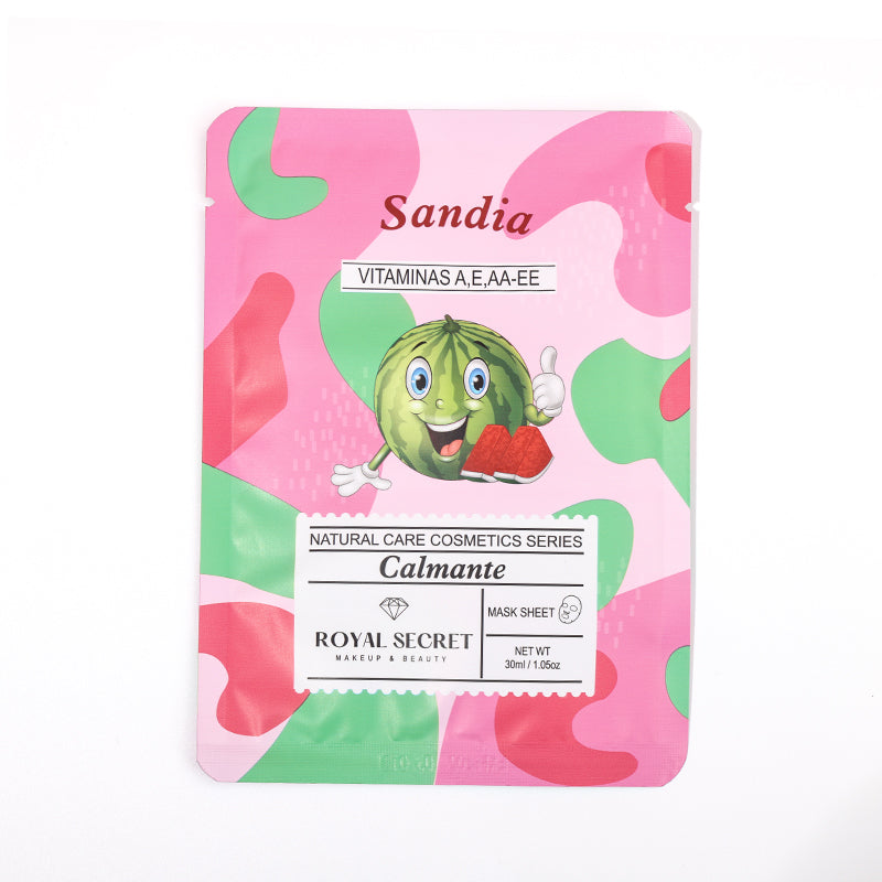 12 pcs Fruit Series Mascarilla Faciales Hidratante (Personalización) - HOLY BOOK