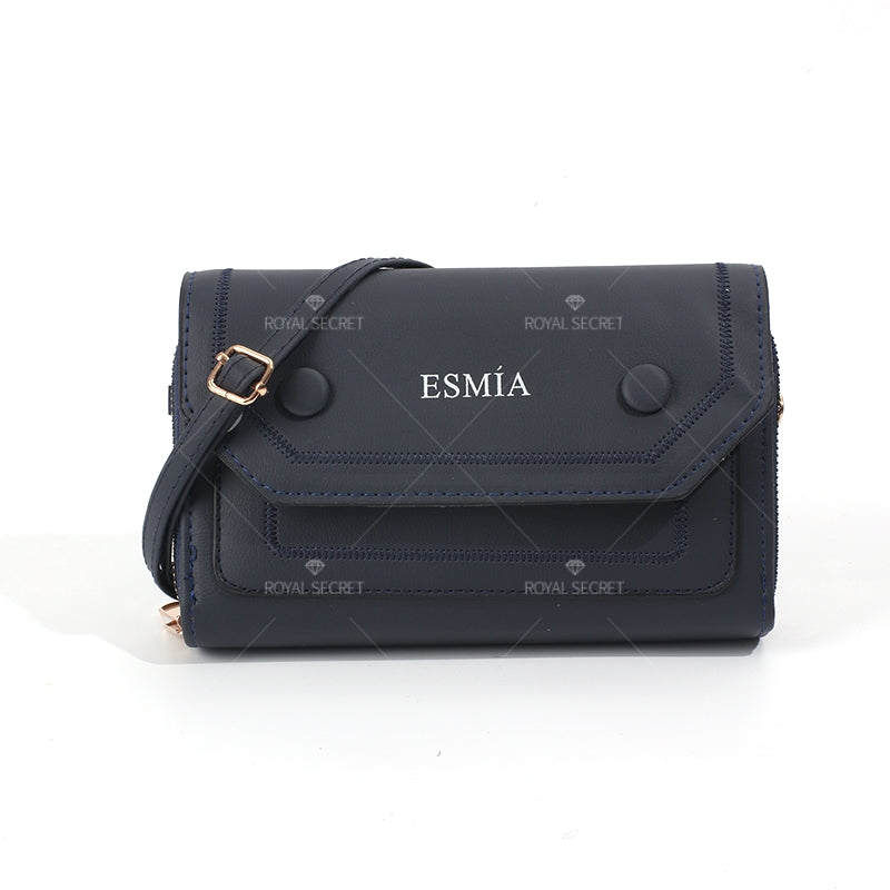 Bolsa De Mensajero De Color Sólido Para Mujer Bolsa De Teléfono De Cuero PU Bolsas De Hombro(Mayoreo)