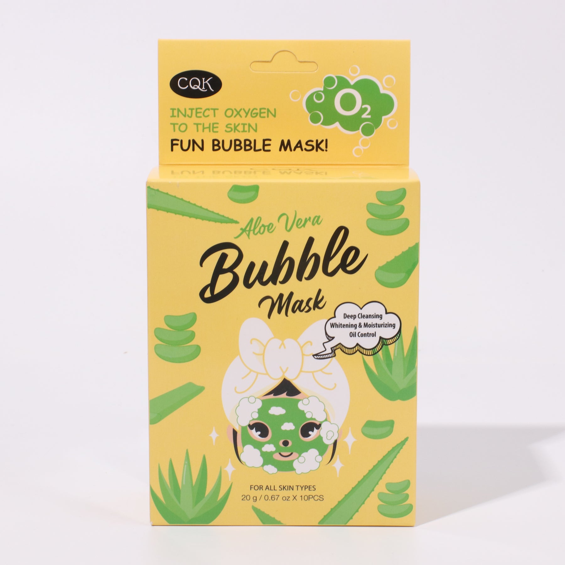 Máscara De Burbujas De Aloe Vera(Mayoreo)
