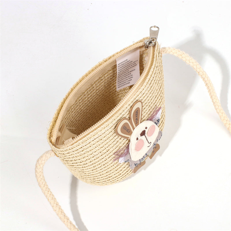 Sombrero De Paja Decorativo Conejo + Bolso Peque?o (300 Piezas)(Personalización) - HOLY BOOK