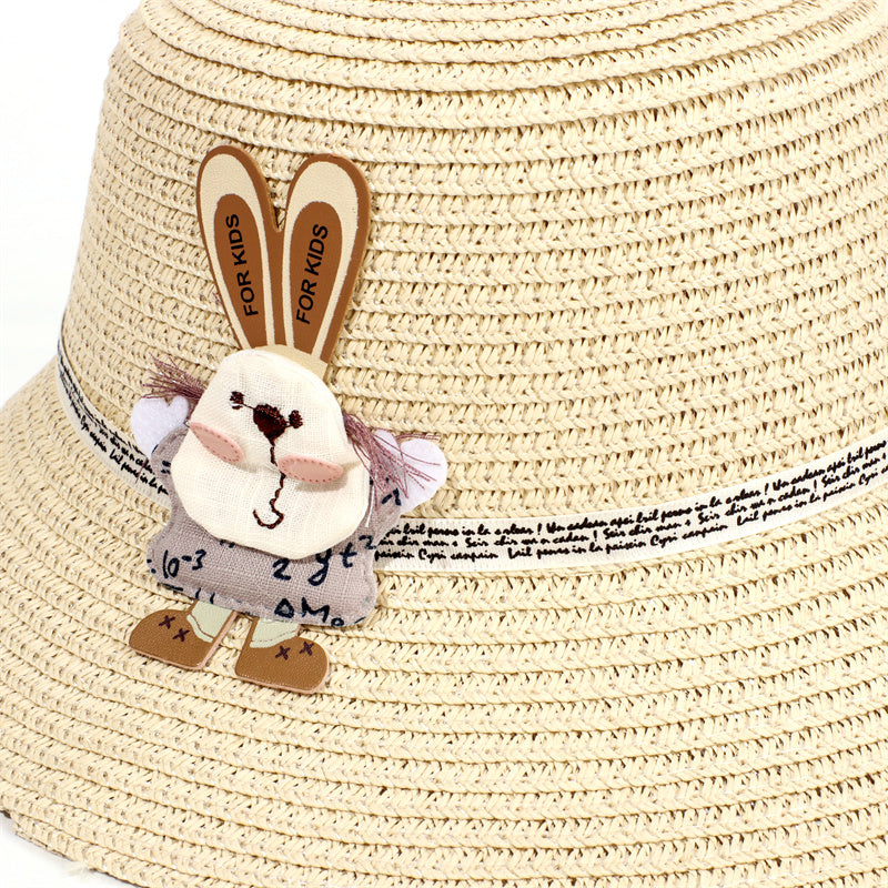 Sombrero De Paja Decorativo Conejo + Bolso Peque?o (300 Piezas)(Personalización) - HOLY BOOK