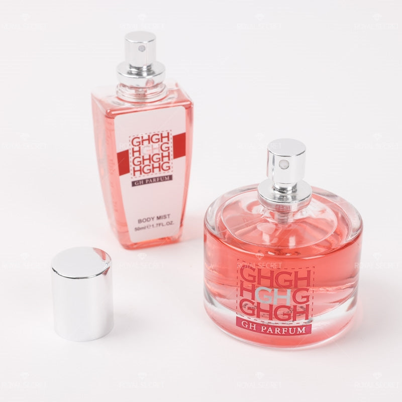 Conjunto de 4 piezas para mujer Gel de ducha + Loción corporal + Spray corporal + Perfume(Mayoreo)