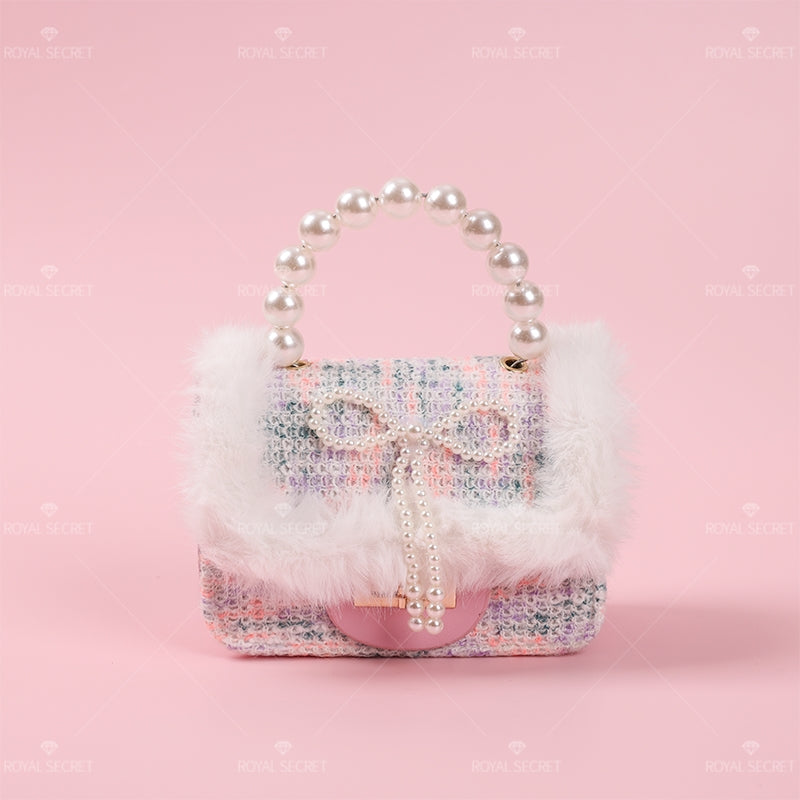 Bolso Bandolera De Felpa Para Mujer Con Luces Linda Bolsa De Mensajero(Mayoreo)