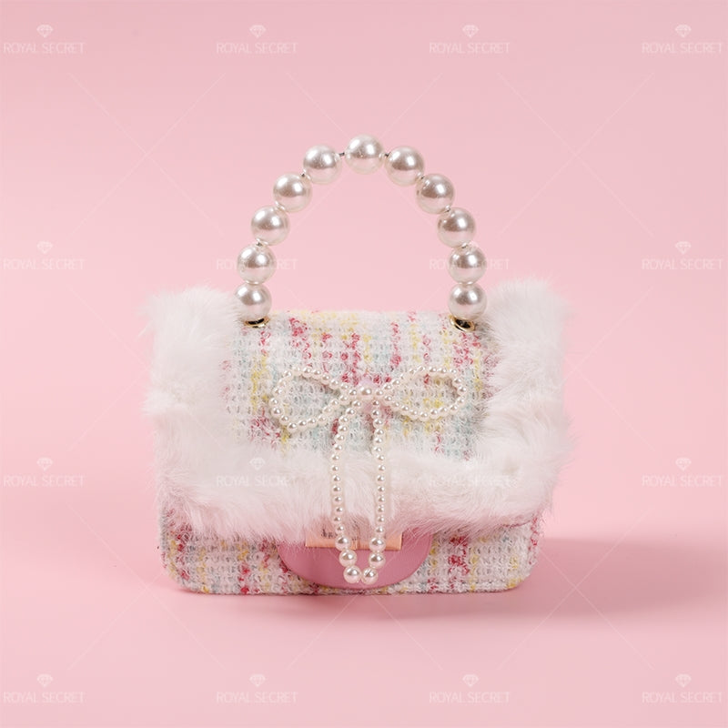 Bolso Bandolera De Felpa Para Mujer Con Luces Linda Bolsa De Mensajero(Mayoreo)