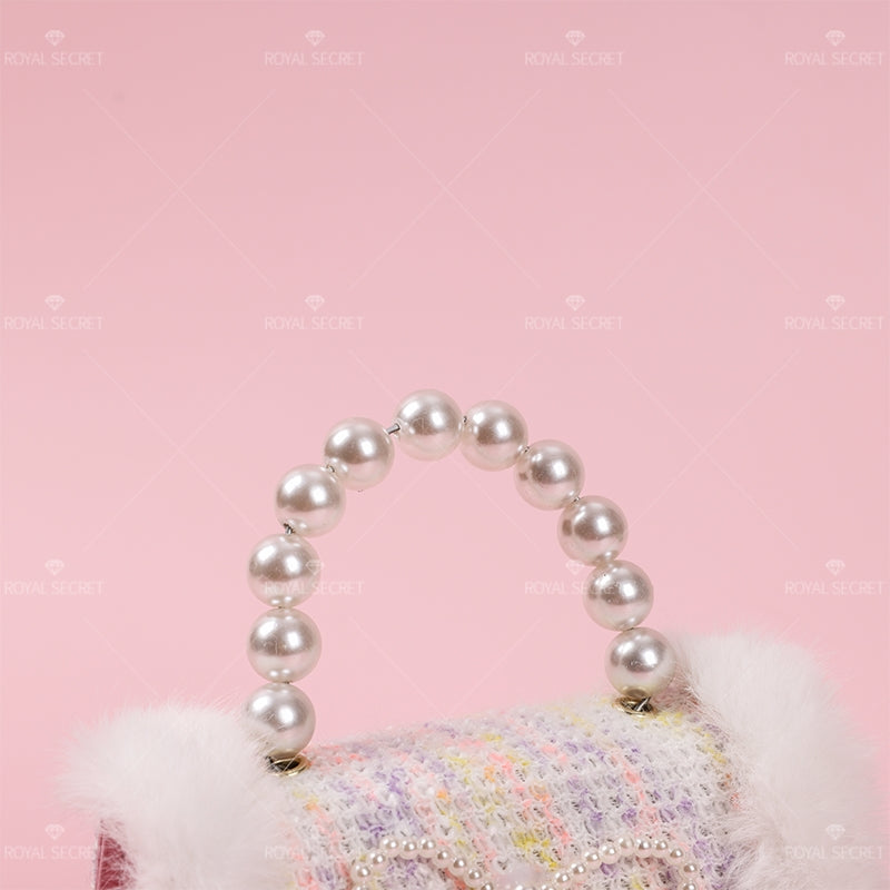 Bolso Bandolera De Felpa Para Mujer Con Luces Linda Bolsa De Mensajero(Mayoreo)