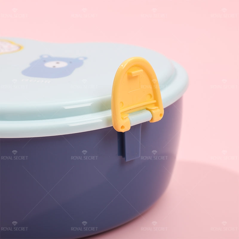 Fiambrera Infantil De Doble Capa Little Yellow Duck (Personalizado)