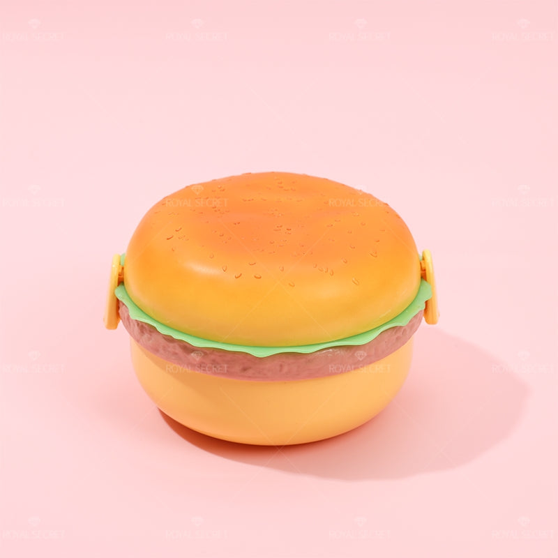 Caja De Almuerzo Para Ni?os Con Hamburguesas De Varias Capas De Dibujos Animados (Personalizado)