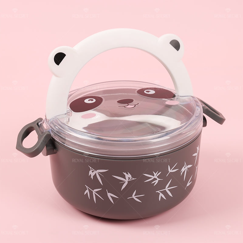 Lonchera De Dibujos Animados Caja De Almuerzo Lunch Box Portátil Fiambrera De Comida Con Cuchara (Personalizado)