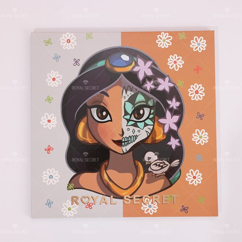Royal Secret 89 Colores Serie Princesa Paleta De Sombras De Ojos Con Espejo(Mayoreo)