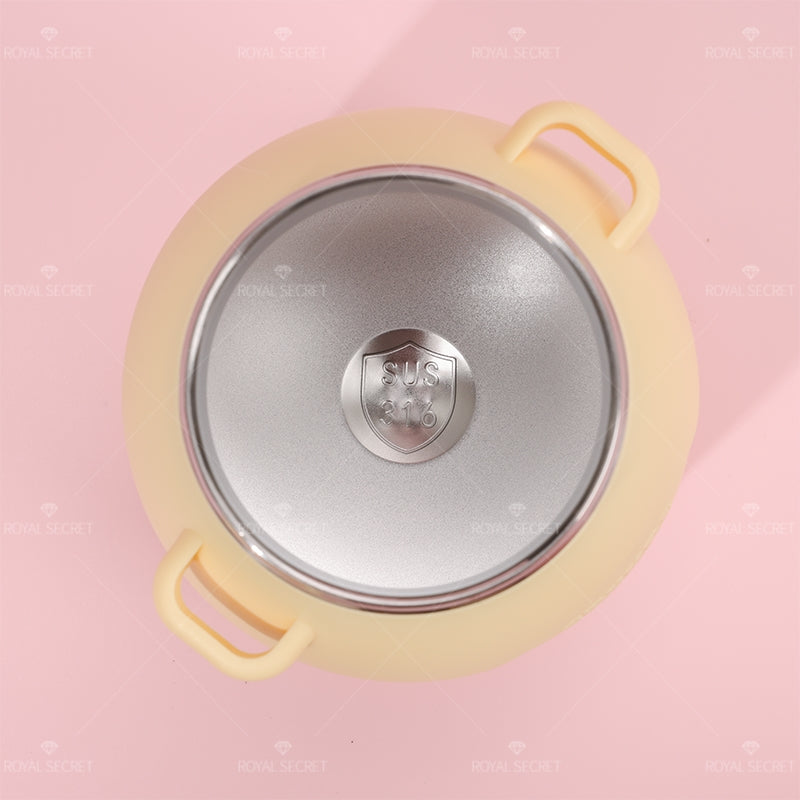 780ML Taza Termo de gran capacidad para ni?os, taza de agua termo con gran barriga de animales de dibujos animados (Personalizado)