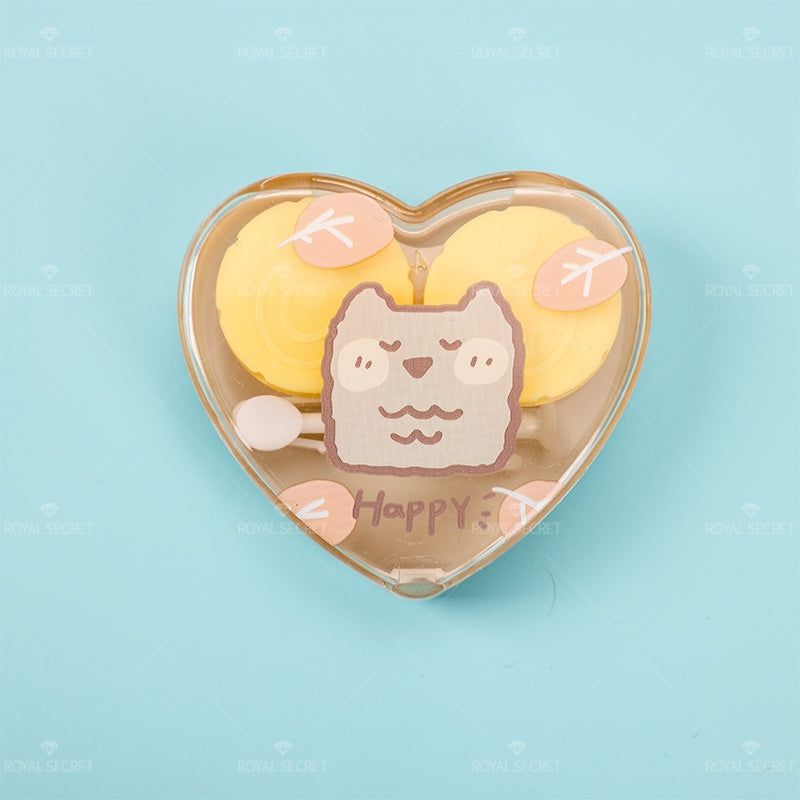 Estuche De Lentes De Contacto De Forma De Corazón (Personalización) - HOLY BOOK