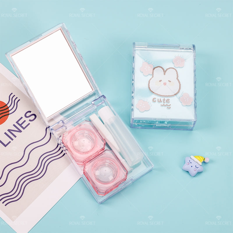 Estuche De Lentes De Contacto Cuadrada De Dibujos Animados (Personalización) - HOLY BOOK