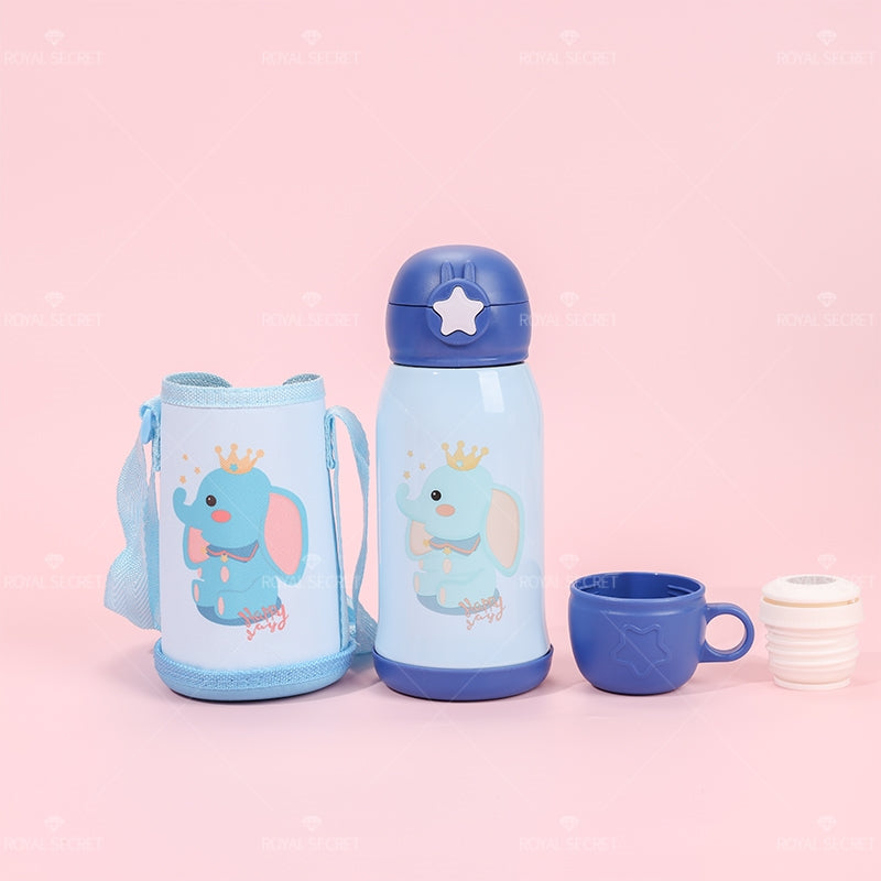500 ML Ni?os Dibujos Animados Animal Thermos Cup Acero Inoxidable Botella De Agua (Personalizado)