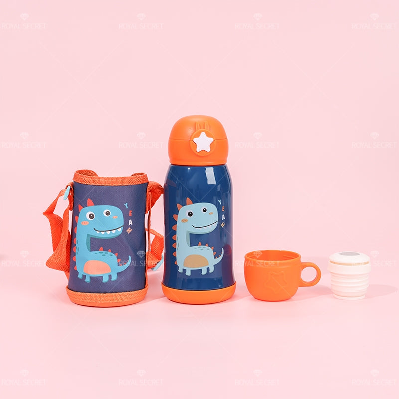 500 ML Ni?os Dibujos Animados Animal Thermos Cup Acero Inoxidable Botella De Agua (Personalizado)
