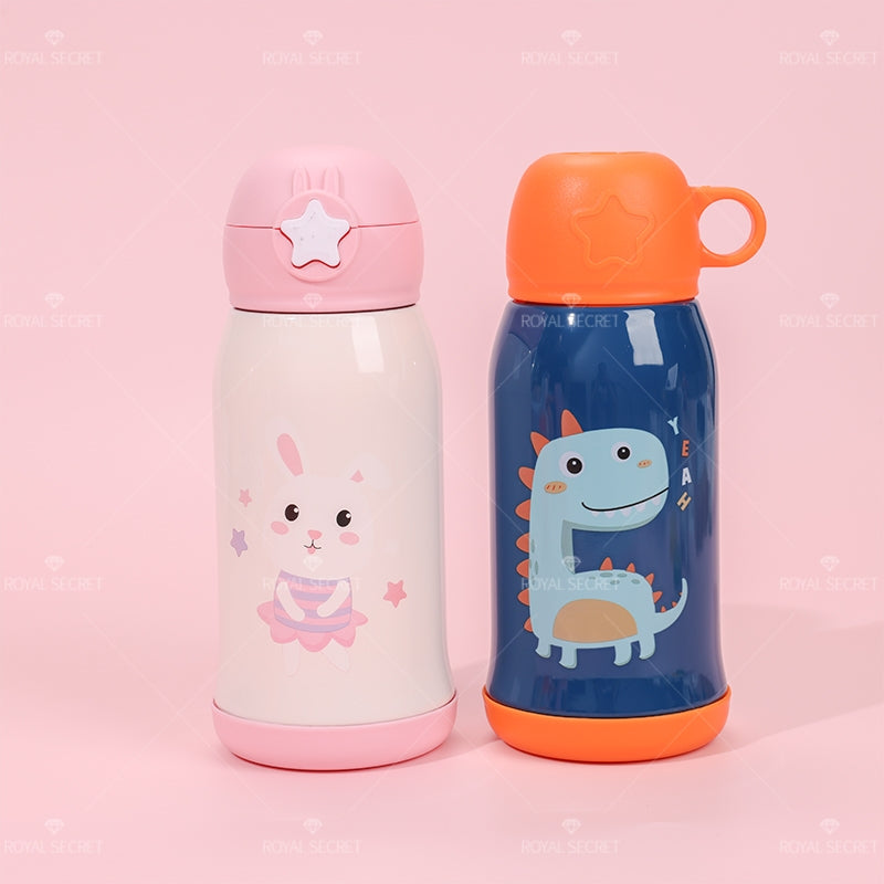 500 ML Ni?os Dibujos Animados Animal Thermos Cup Acero Inoxidable Botella De Agua (Personalizado)