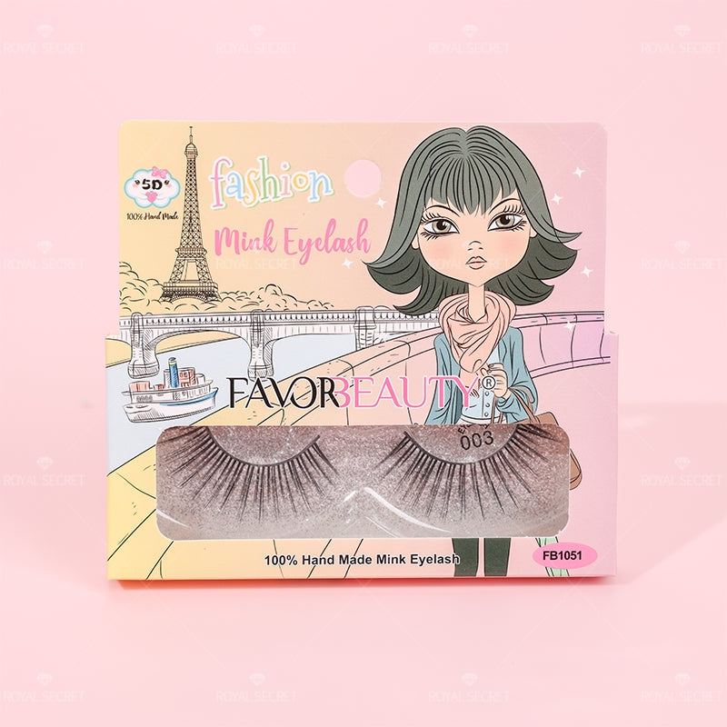 10 Pares 5D Pesta?as Postizas Naturales Lindas Y Hermosas Pesta?as Postizas De Visón (Personalizado)