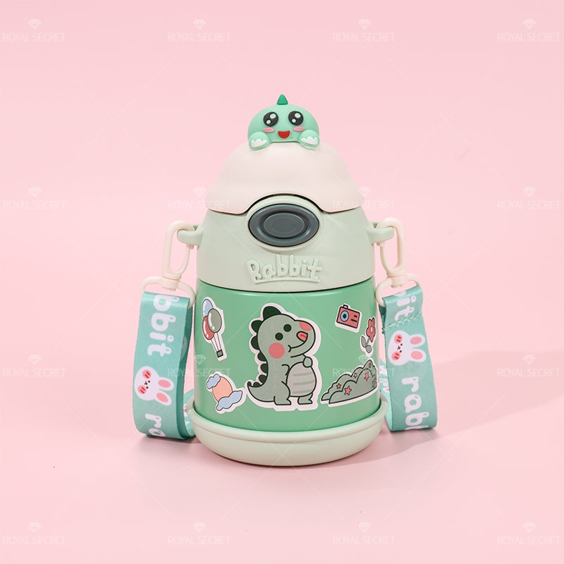 500 ML Ni?os Dibujos Animados Animal Thermos Cup Acero Inoxidable Botella De Agua (Personalizado)
