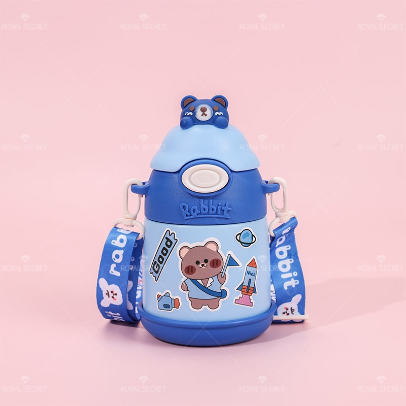 500 ML Ni?os Dibujos Animados Animal Thermos Cup Acero Inoxidable Botella De Agua (Personalizado)