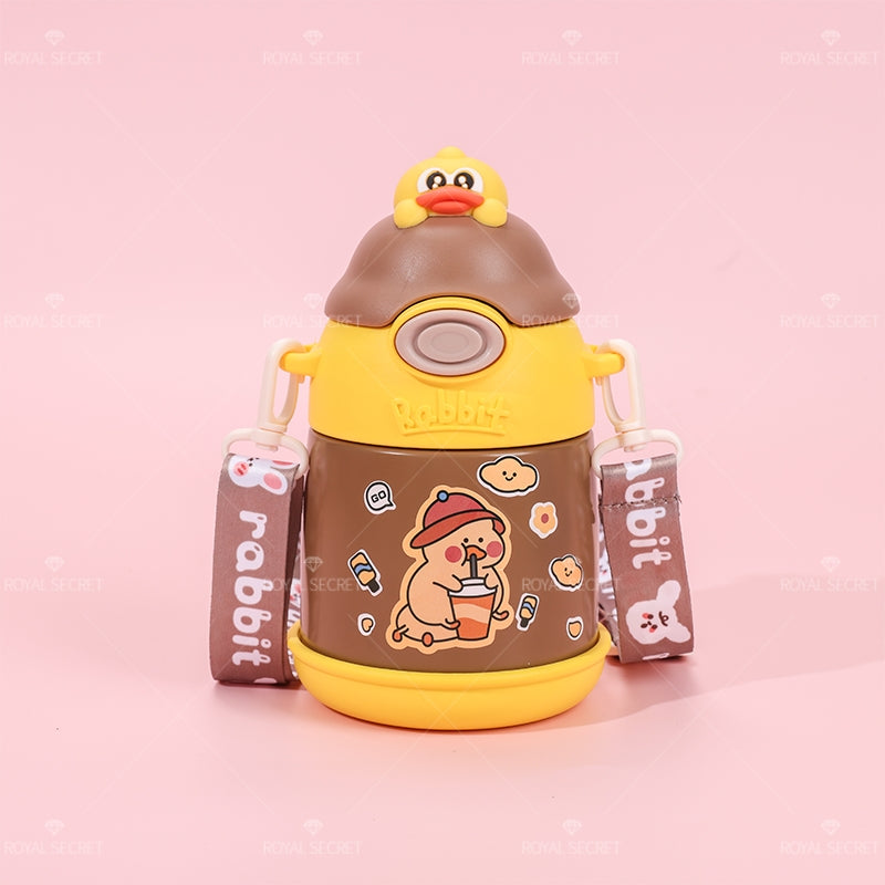 500 ML Ni?os Dibujos Animados Animal Thermos Cup Acero Inoxidable Botella De Agua (Personalizado)