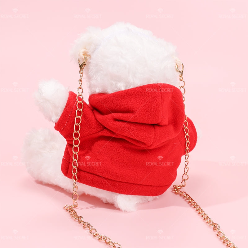 Sudadera bolso de peluche con forma de oso lindo mu?eca de dibujos animados una bolsa de hombro(Mayoreo)