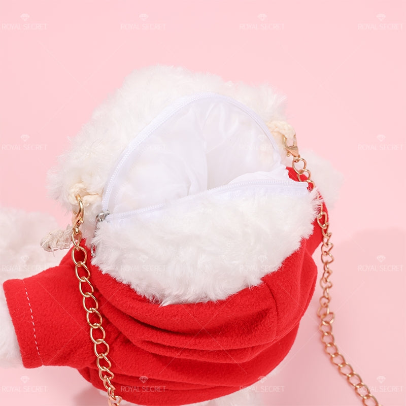Sudadera bolso de peluche con forma de oso lindo mu?eca de dibujos animados una bolsa de hombro(Mayoreo)