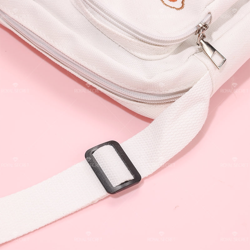 Mujer color sólido de un hombro bolsa cute cartoon bear crossbody bag(Mayoreo)