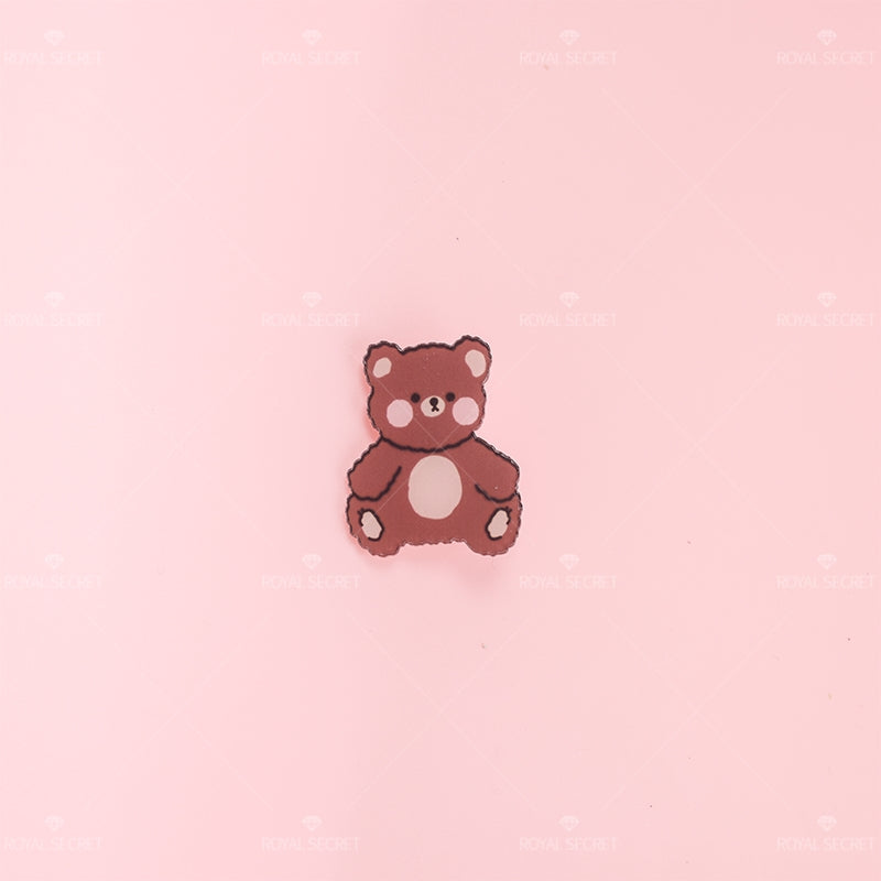Bonito cartoon bear tote bag color sólido una bolsa de hombro(Mayoreo)