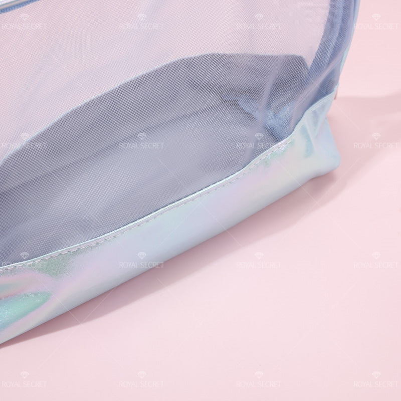 Portátil de gran capacidad portátil viaje Kit de tocador transparente waterproof bolso de cosméticos(Mayoreo)