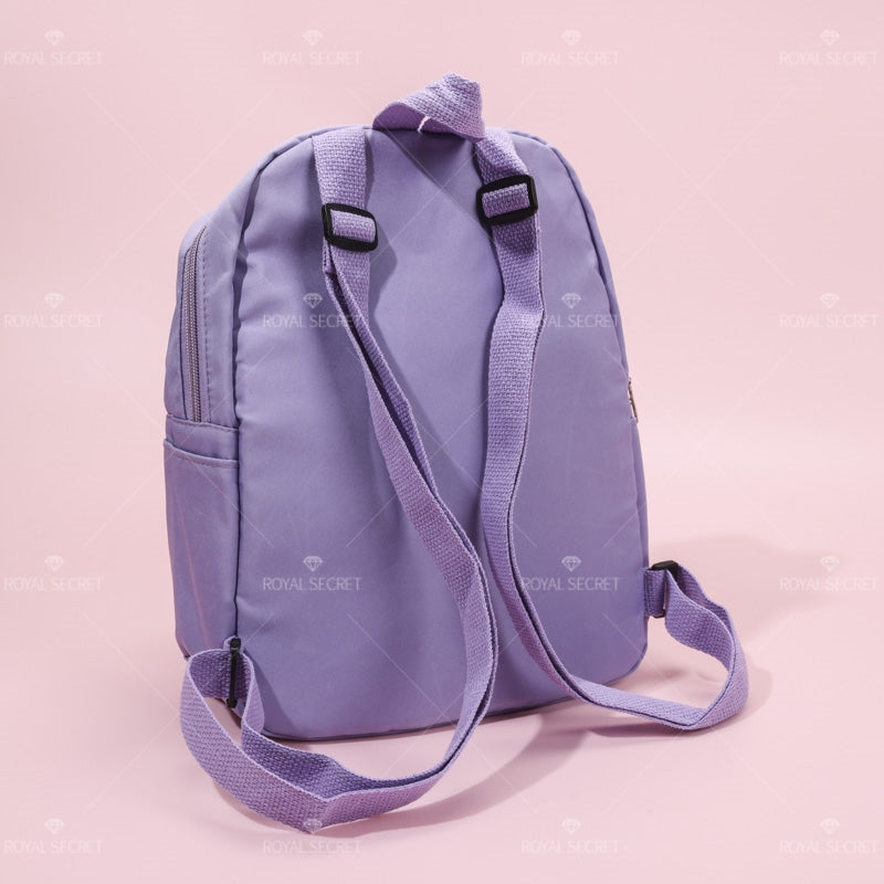 Mochila de estudiante de gran capacidad patchwork mochila de color para ni?os conejo mu?eca mochila escolar(Mayoreo)