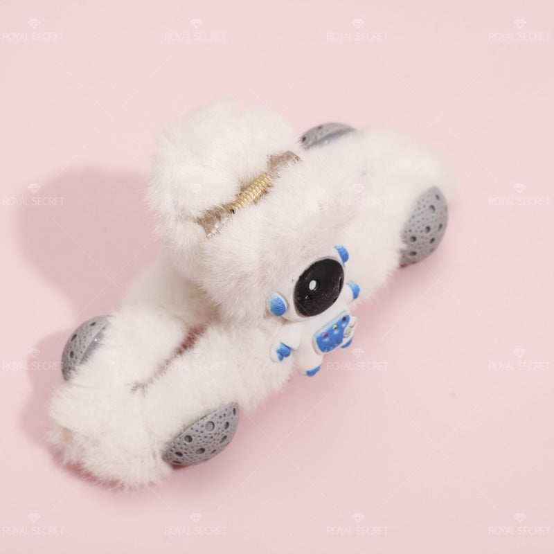 4 pcs Peluche accesorios de pelo cartoon hairpin (Personalizado)