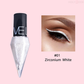 Delineador de ojos colorido cristalino impermeable de secado rápido (Envío Inmediato)