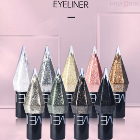 Delineador de ojos colorido cristalino impermeable de secado rápido (Envío Inmediato)
