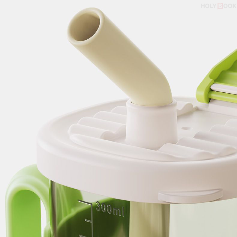 300ML Vaso Entrenador Antiderrames Bebe Sílice Anti-caída（Mayoreo）