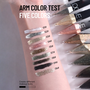 Delineador de ojos colorido cristalino impermeable de secado rápido (Envío Inmediato)