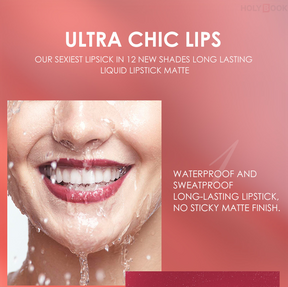 Langmanni 2 Piezas Lápiz Delineador de Labios y Brillo de Labios (Envío Inmediato)