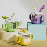 300ML Vaso Entrenador Antiderrames Bebe Sílice Anti-caída（Mayoreo）