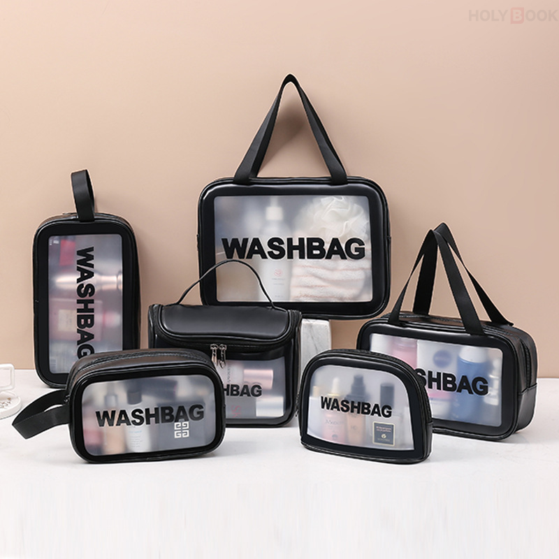 6 Pcs Neceser para Hombre y Mujer-Bolsa de Maquillaje Impermeable para Viaje (Envío Inmediato)