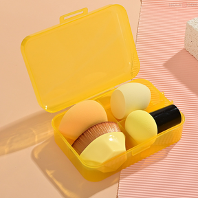 Brochas de Maquillaje Esponja Cosmética 4 ColoresPincel Mágico Húmedo y SecoHuevos de Belleza (Envío Inmediato)