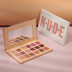 Paleta De Sombras De Ojos En Tonos Tierra Nacarados Mate De Dieciocho Colores (Personalizado)